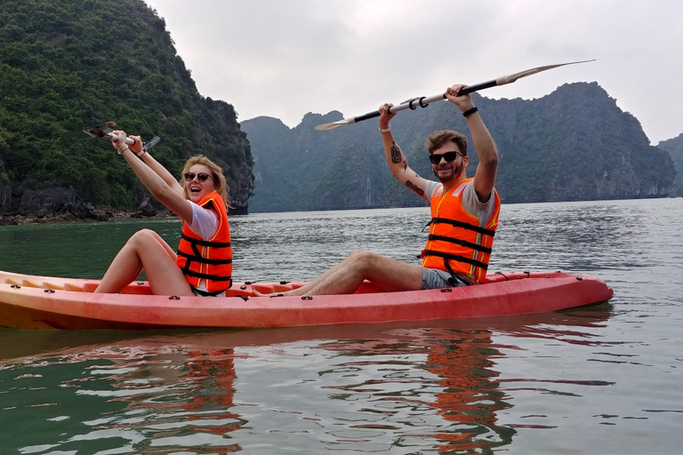 Best Halong 5-Star Day Cruise: Buffet Lunch, Wine &amp; JacuzziPick-up from Hanoi