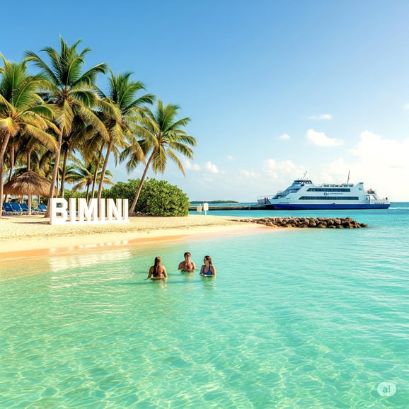 Da Miami: gita di un giorno a Bimini o Grand Bahama in traghetto