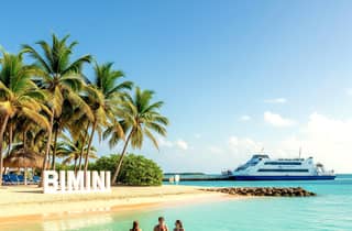 Von Miami: Tagesausflug mit der Fähre nach Bimini oder Grand Bahama