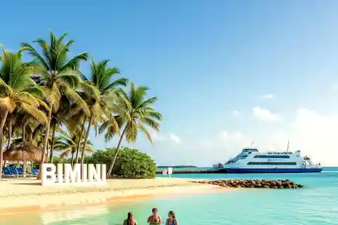 Desde Miami: excursión de un día a Bimini o Gran Bahama en ferry.