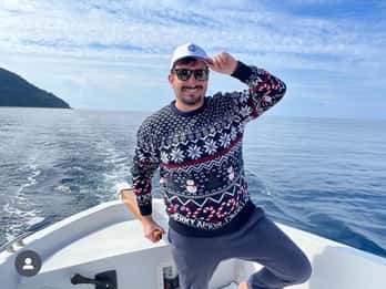 boat tour with santa Claus