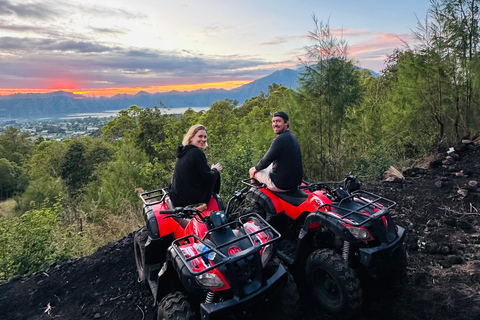 Bali: Mount Batur Sunrise ATV Quad Bike with Breakfast Tandem Ride ATV Sunrise with Round Transfer