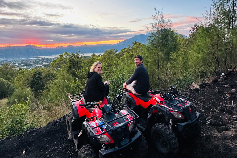 Bali: Mount Batur Sunrise ATV Quad Bike with Breakfast Tandem Ride ATV Sunrise with Round Transfer