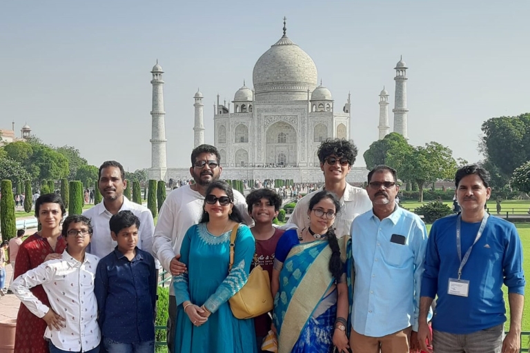 Vanuit Delhi: Taj Mahal, Agra Fort en Baby Taj TourAlleen in Agra City - auto-, chauffeur- en gidsservice