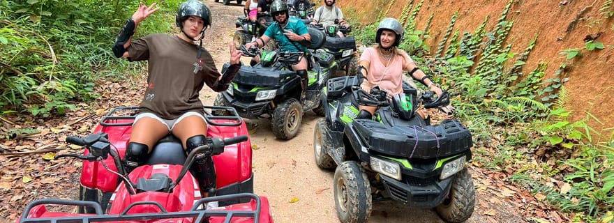 Depuis Ko Pha Ngan : Aventure en VTT dans la jungle