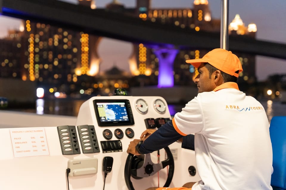 Dubai: Abra Boat Tour In Atlantis, Palm, Ain Dubai & Marina | GetYourGuide