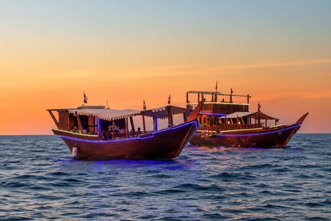 Muscat: Traditional Omani Dhow Sunset Cruise Sunset Dhow Cruise