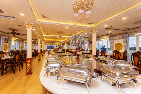 Ho Chi Minh: Water Puppet Show and Dinner Cruise (Max 11) Dinner on Cruise ONLY (With Guide, Pick-up & Drop-off)