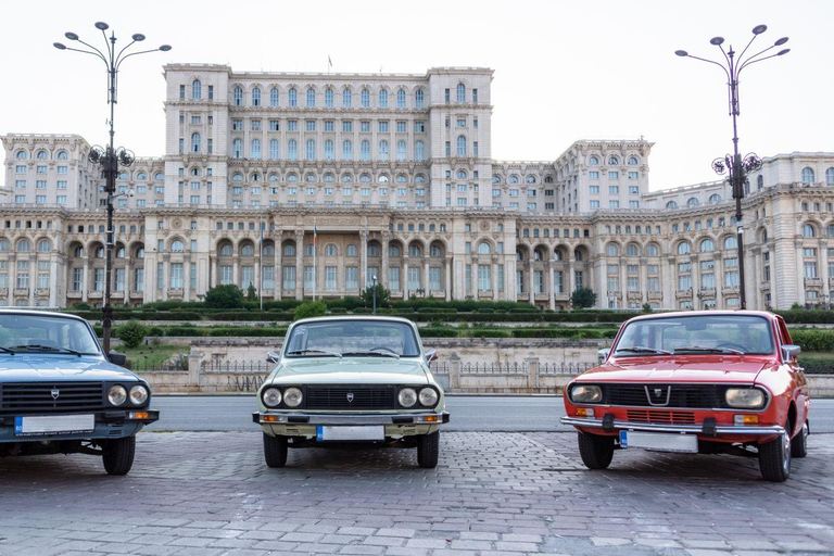 Romanian Vintage Car Driving Tour of Bucharest - 90min Romanian Vintage Car Driving Tour