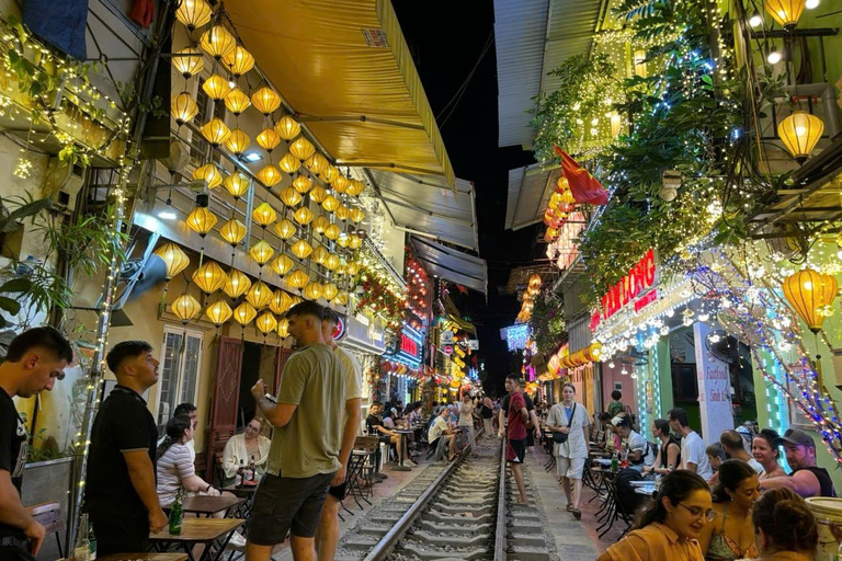 Hanoi: Visita guiada por la fabricación de incienso, sombreros y laca y la calle del TrenTour de medio día por la tarde - Fabricación de incienso y sombreros, Calle del Tren