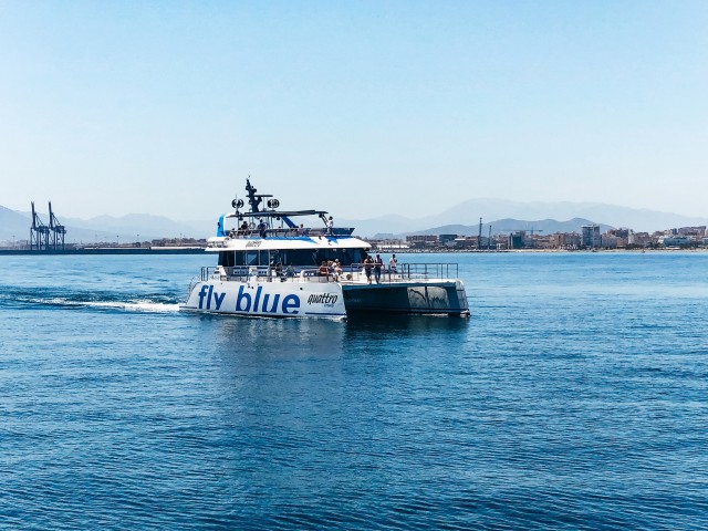 Visit Malaga Catamaran Cruise with Optional Swimming Stop in Malaga, Spain