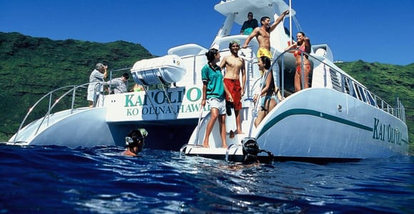 Oahu: Rise & Snorkel Dolphin Watch with Hawaiian Meal