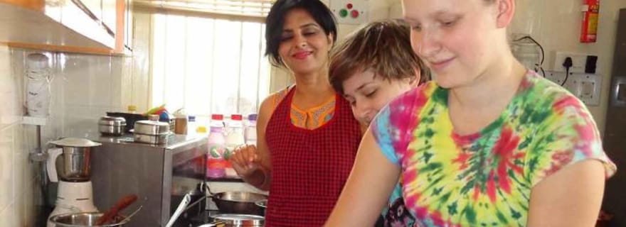 Bangalore : Cours de cuisine traditionnelle et dîner en famille