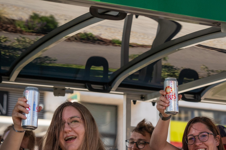 Bratislava: Bus City Tour-Unlimited Drinks,Prosecco,Beer