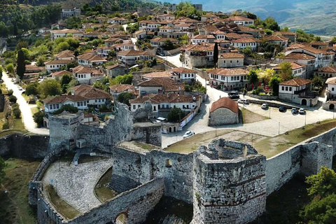 Tirana/Durres/Golem: Berat Unesco City, Castle & Mangalem