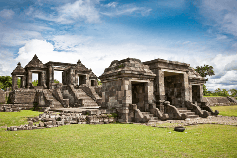 Excursão de 1 dia ao nascer do sol do vulcão Merapi, Borobudur e Ratu Boko