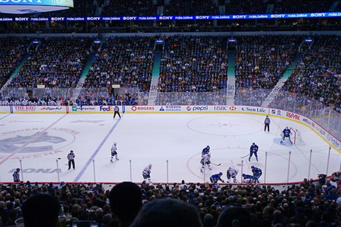 Vancouver: Vancouver Canucks Ice Hockey Game Ticket Upper Sideline