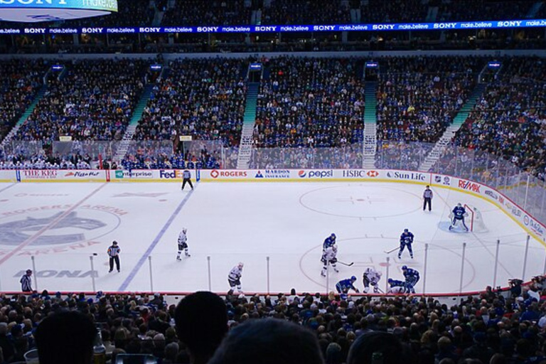 Vancouver: Vancouver Canucks Ice Hockey Game Ticket Upper Sideline