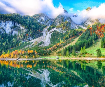 Viagem privada de 1 dia: Salzburgo ao Glaciar Dachstein + Gosausee