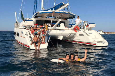 Lisbon: Sailing Experience on a Exclusive Catana 50 Lisbon: Private 2-Hour Catamaran Tour on the Tejo River