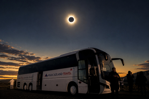 Reykjavík: Total Solar Eclipse Expedition 2026 Pick up Included