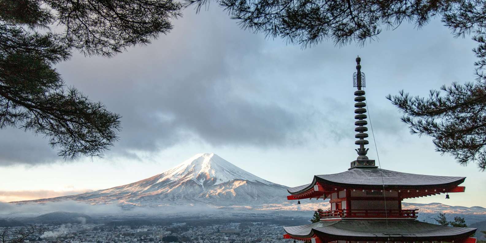 Chureito Pagoda with Mount Fuji backdrop — iconic viewpoint on private Mt. Fuji tour