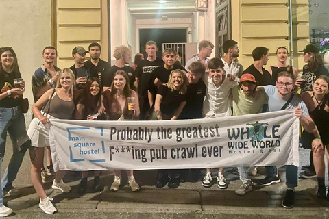 Zagreb; UNLIMITED Pub Crawl. (1 hour UNLIMITED DRINKS)