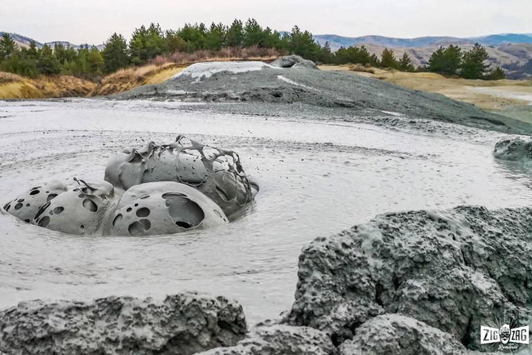 Mud Volcanoes & Trovants, Bison Sanctuary, Waterfall, Lakes.