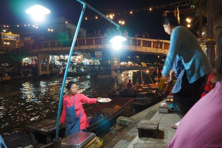 UNESCO: Amphawa Floating Market & Train Market Wycieczka prywatnaMaeklong+Damnoen Saduak+Amphawa Wycieczka prywatna (frankofonia)