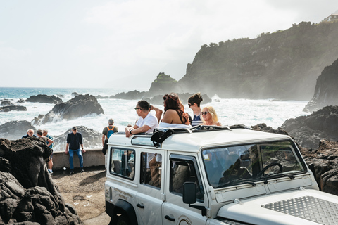 Funchal: Porto Moniz, Fanal Forest and Cabo Girao Jeep TourShared Tour