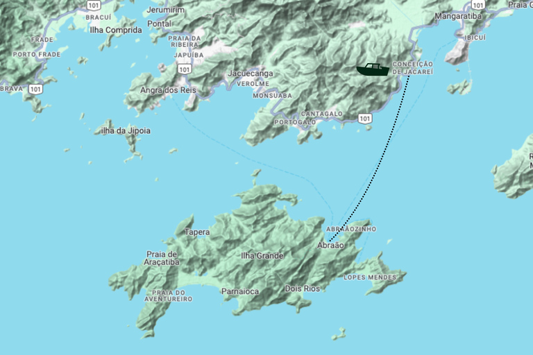 Ilha Grande : Transfert aller simple vers Rio de Janeiro avec billet de bateau