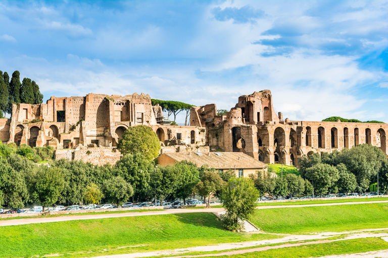 Rzym: Zwiedzanie Koloseum, Forum Romanum i Palatynu z priorytetowym dostępemWycieczka w małej grupie w języku niemieckim