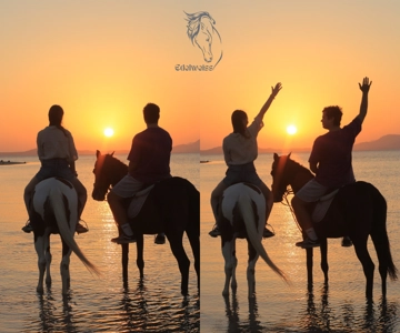 Sharm El Shiekh: Beach and City Desert Horse Riding Tour