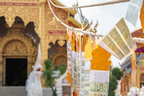 Chiangmai: Klebriger Wasserfall, Land der Engel und Wat ban den.