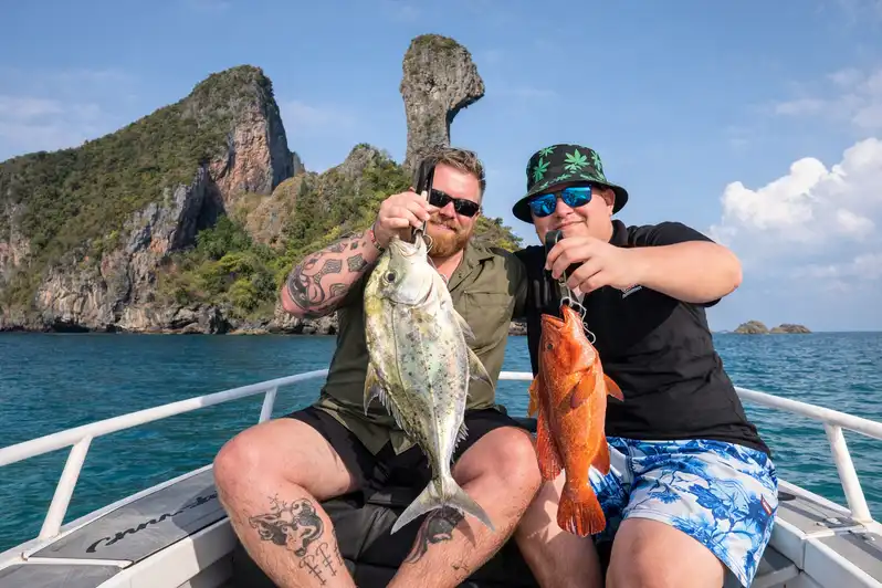 Krabi: 4 Islands (Chicken, Poda, Tup, Mor) Fishing + Lunch