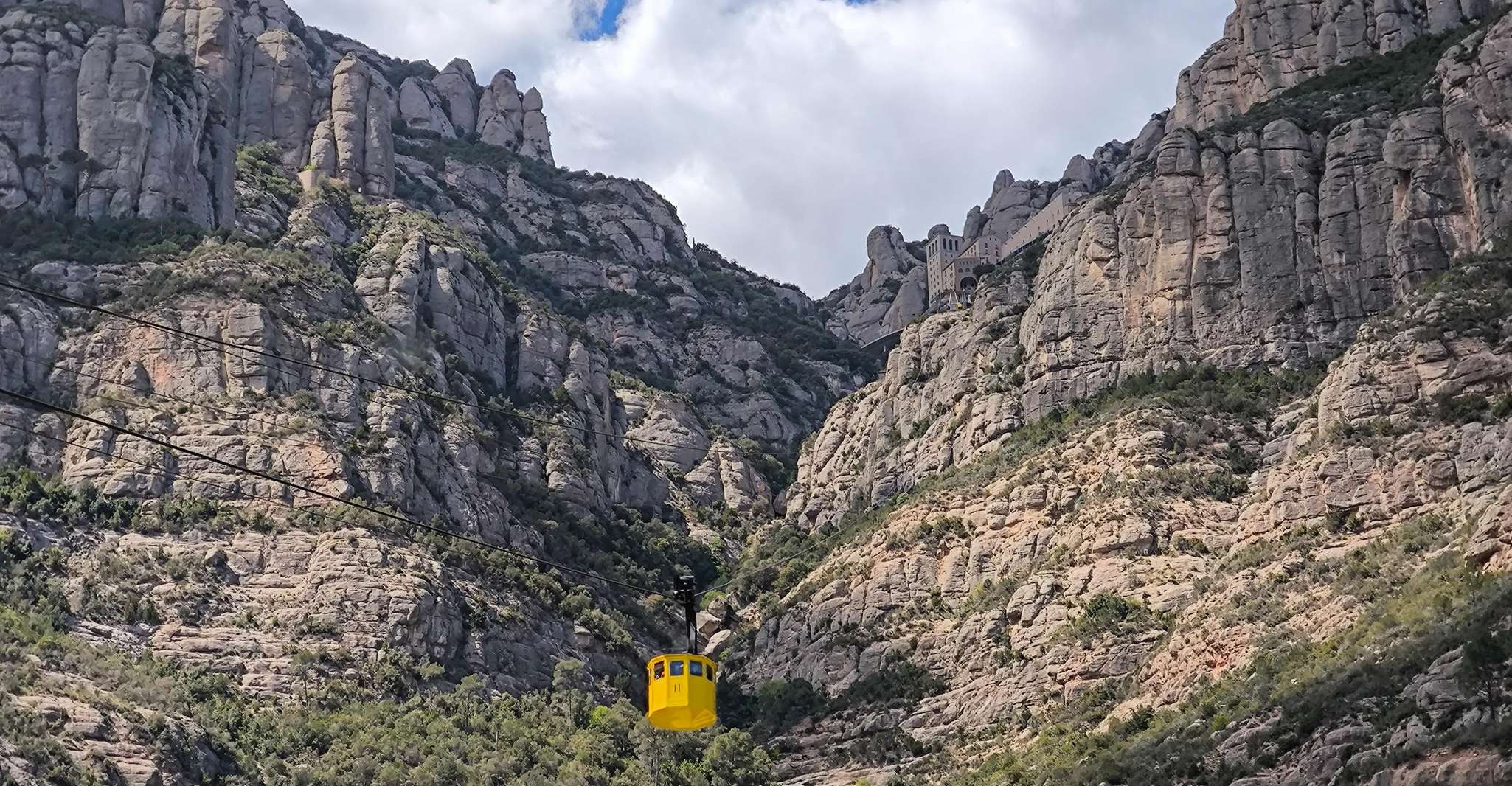 From Barcelona: Montserrat by Train, Cable Car and Cogwheel