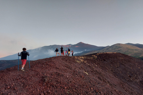 From Catania: Etna Trekking & Wine Tasting Tour with Pickup
