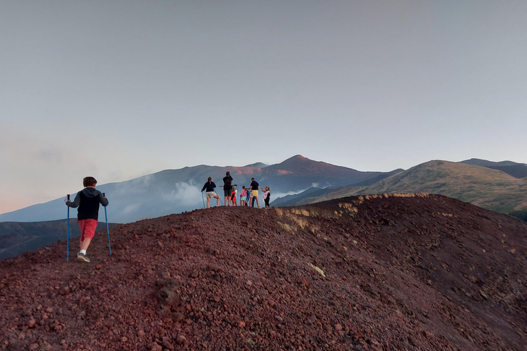 From Catania: Etna Trekking & Wine Tasting Tour with Pickup