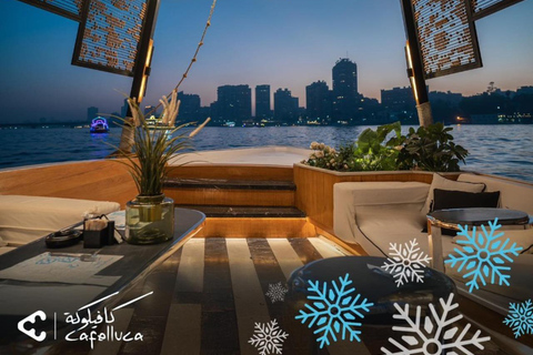 القاهرة: رحلة فلوكة خاصة مع العشاء والمشروبات