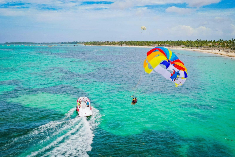 Punta Cana: Speedboot activiteit met snorkelen en parasailing