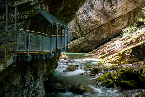 Alpine Escape: Partnach Gorge, Lake Eibsee and Zugspitze in French Classic Option: Partnach, Garmisch, and Lake Eibsee