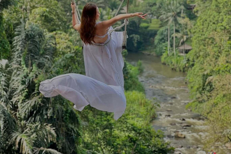 Bali: Private Jungle Swing, Waterfall & Rice Paddy Tour Private Tour with Entrance Fess