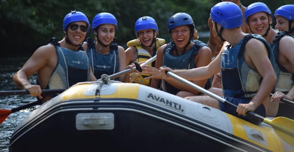 Split: Christian Rafting Trip on the Cetina River with Lunch