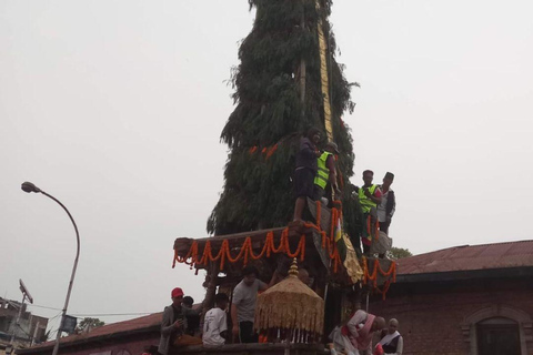Festival Tour of Nepal: Cultural Tours in Kathmandu Valley Seto Machhindranath Jatra Walking Tour