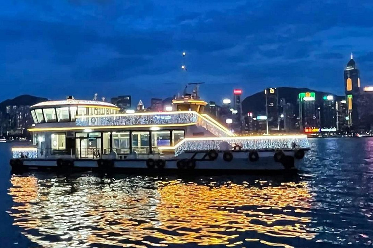 HK Elite Private Night Tour: Cruise, Aquarium Dinner, Peak