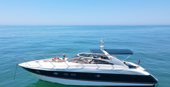 From Vilamoura: Luxury Yacht Charter Algarve Coast & Benagil