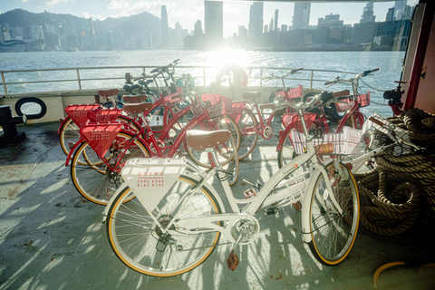 Victoria Harbour Shoreline Bike + Street Food Half-day Tour
