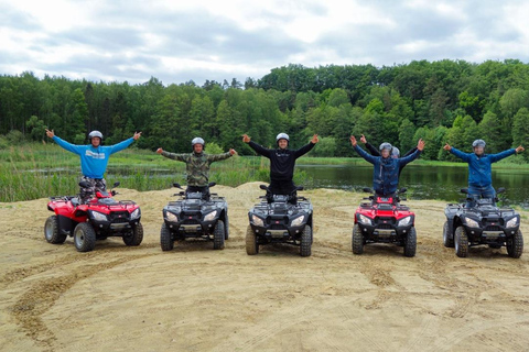 Gdańsk: Guided Quad Safari Off-Road Adventure Gdańsk: Quad Biking Adventure with Bonfire and Transfers