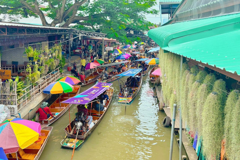 Bangkok: Aventura en Damnoen Saduak y Mercado Ferroviario de Maeklong