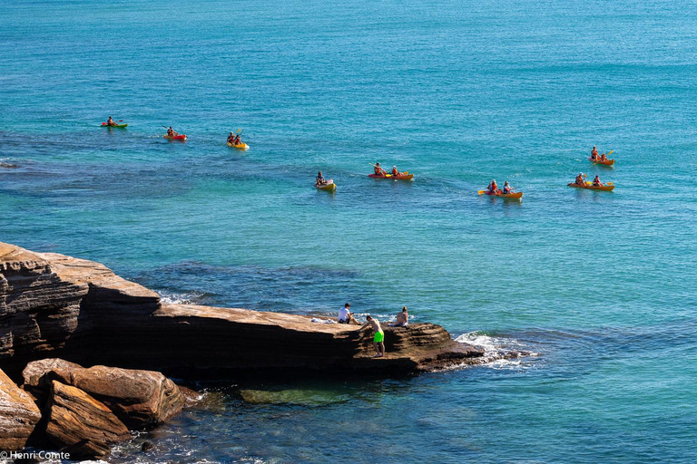 Guided Sea Kayaking Tour in Cap d'Agde – Volcanic Cliffs